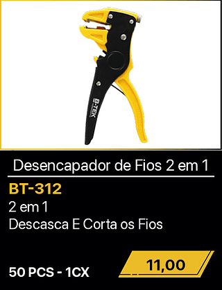 Desencapador de Fios 2 em 1 50PCS R$11,00