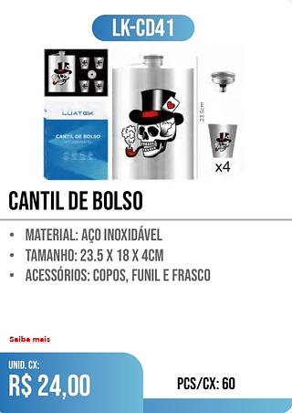 CANTIL DE BOLSO 60pç=24$