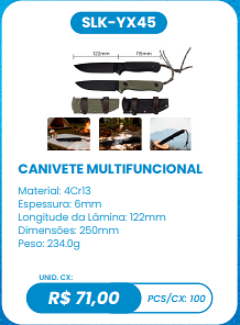 CANIVETE MULTIFUNCIONAL UNID. CX: R$ 71,00 PCS/CX: 100