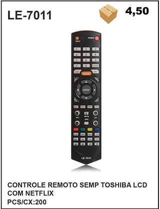 CONTROLE REMOTO SEMP TOSHIBA LCD COM NETFLIX PCS/CX:200=4.5$