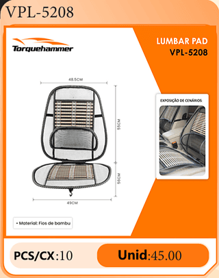 LUMBAR PAD PCS/CX:10 Unid:45.00