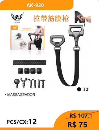 MASSAGEADOR PCS/CX:12 R$ 75