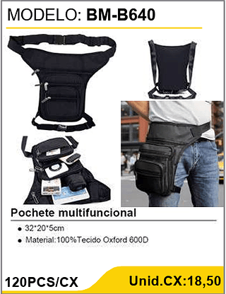 Pochete multifuncional 120PCS/CX Unid.CX:18,50