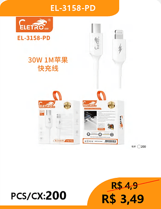 CABO TPC-IOS PCS/CX:200 R$3,49