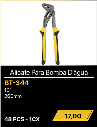 Alicate Para Bomba D’água 48PCS R$17,00