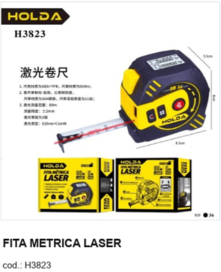 FITA METRICA LASER R$ 90 PC/CX:36