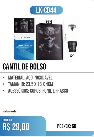 CANTIL DE BOLSO 60pç=29$