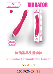 Vibrador Estimulador Linear 100 PCS/CX 29
