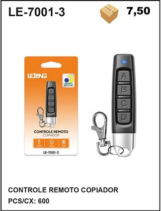 CONTROLE REMOTO COPIADOR PCS/CX: 600=7.5$