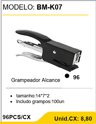 Grampeador Alcance 96PCS/CX Unid.CX: 8,80
