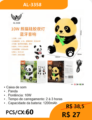 Caixa de som PCS/CX:60 R$27