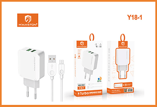 CARREGADOR V8 2USB-4.1A 300PCS/CX R$:8,37