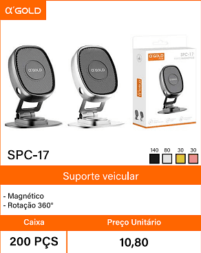 Suporte veicular Caixa 200 PCS Preco Unitario 10,80