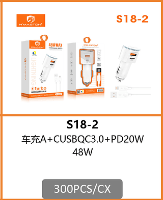 CARREGADOR VEICULAR LIGHTNING 300PCS/CX R$:12,29