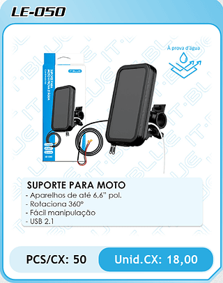 SUPORTE PARA MOTO PCS/CX: 50 Unid.CX: 18,00