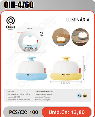 LUMINARIA PCS/CX: 100 Unid.CX: 13,80