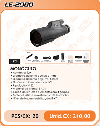MONÓCULO 20PÇ=210$