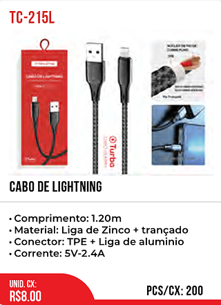 Cabo De Lightning 200pç=8$