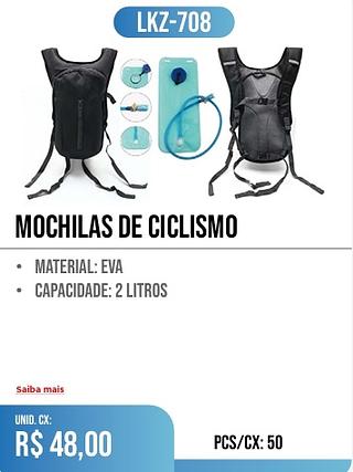 MOCHILAS DE ciclismo 50PÇ=48$