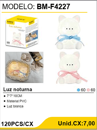 Luz noturna 120PCS/CX Unid.CX:7,00
