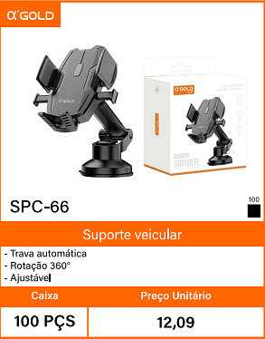 Suporte veicular - Caixa 100 PCS Preco Unitario 12,09