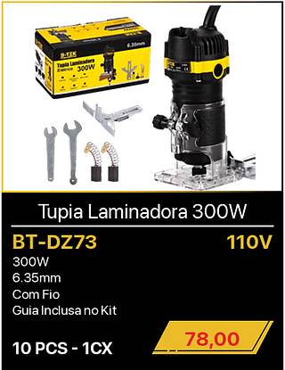 Tupia Laminadora 300W 110V 10PCS R$78,00