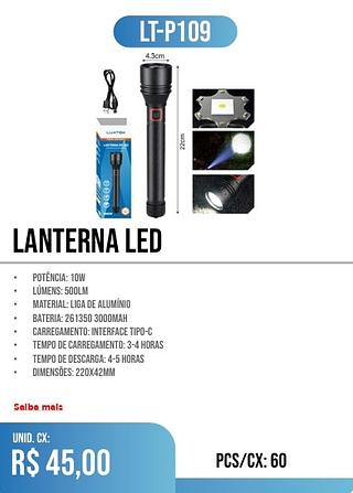 LANTERNA LED 60pç=45$