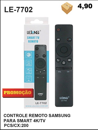 CONTROLE REMOTO SAMSUNG PARA SMART 4K/TV 200PÇ=4,9$