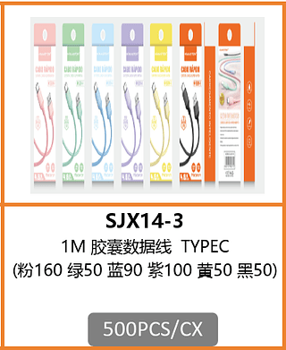 CABO TIPO-C 500PCS/CX R$:3,57