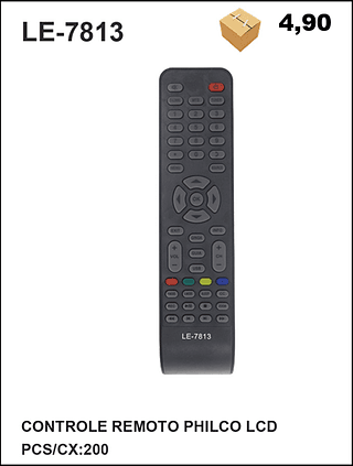 CONTROLE REMOTO PHILCO LCD 200PÇ=4,9$