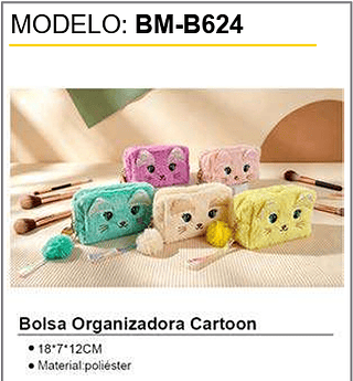 Bolsa Organizadora Cartoon 300PCS/CX Unid.CX:8,50