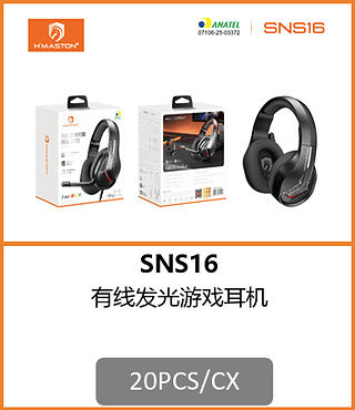FONE HEADSET GAMER 20PCS/CX R$:78,24