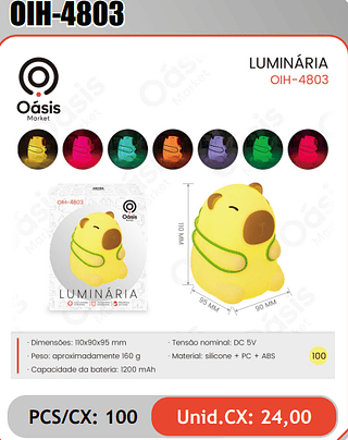 LUMINARIA PCS/CX: 100 Unid.CX: 24,00