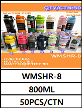 800ML UNID. CX: R$ 22,00 PCS/CX: 50
