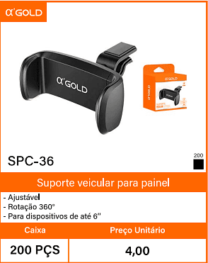 Suporte veicular para painel - Caixa 200 PCS Preco Unitario 4,00