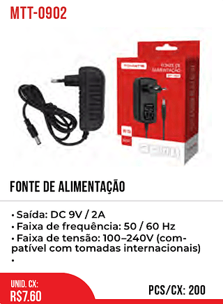 Fonte De Alimentação 200pç=7,6$