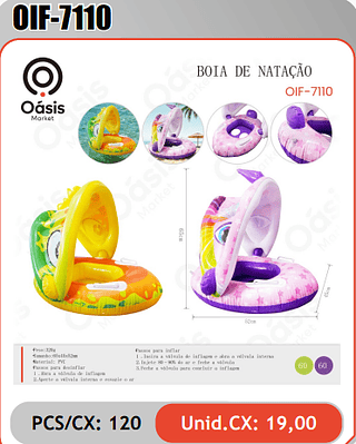 BOIA DE NATACAO PCS/CX: 120 Unid.CX: 19,00