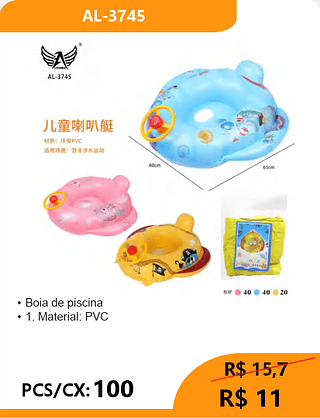 PCS/CX: 100 R$ 11