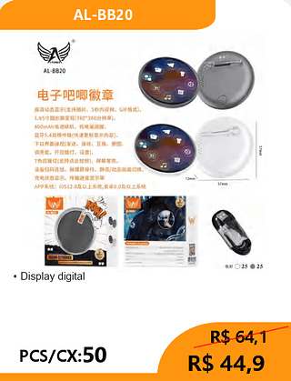 Display digital PCS/CX:50 R$ 44,9