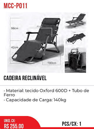 Cadeira Reclinável 1PÇ=255$