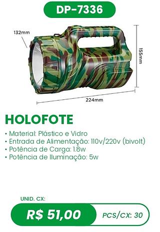 HOLOFOTE 30PÇ=51$