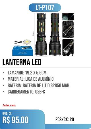 LANTERNA LED 20PÇ=95$