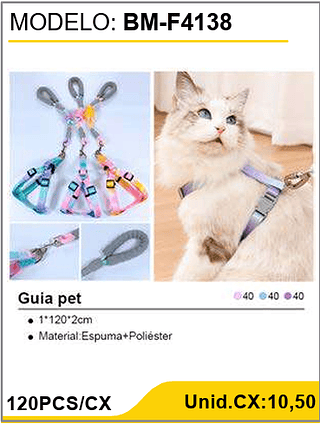 Guia pet 120PCS/CX Unid.CX:10,50