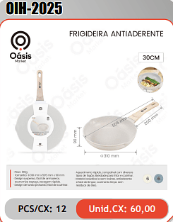 FRIGIDEIRA ANTIADERENTE Unid.CX:60,00 PCS/CX:12