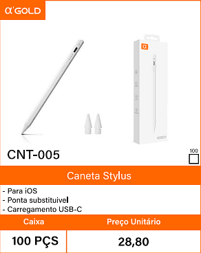 Caneta Stylus - Caixa 100 PCS Preco Unitario 28,80