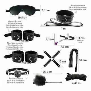 Dominação Submissão Sado Mordaça Algema Chicote Coleira-60 PCS/CX 27