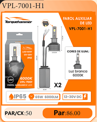 FAROL AUXILIAR DE LED PAR/CX:50 Par:86.00