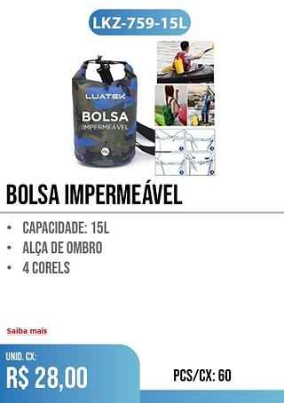 bolsa impermeável 60PÇ=28$