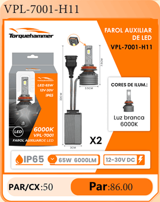 FAROL AUXILIAR DE LED PAR/CX:50 Par:86.00