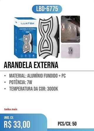 arandela externa 50pç=33$